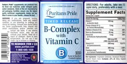 Label for B-Complex with Vitamin C Timed Release