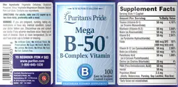Label for Mega B-50