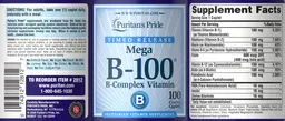 Label for Mega B-100 Timed Release