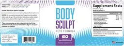 Label for Body Sculpt Keto Formula