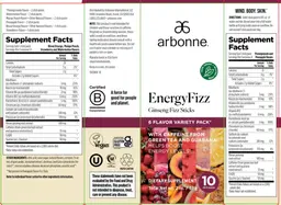 Label for Pomegranate and Pineapple Flavors