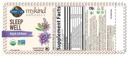 Label for Sleep Well R&R Spray