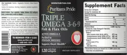 Label for Triple Omega 3-6-9