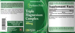 Label for Triple Magnesium Complex 400 mg