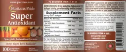 Label for Super Antioxidant