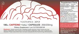 Label for Caffeine + Nalt Capsules 200/230 mg