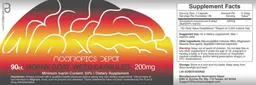 Label for Horny Goat Weed Capsules 200 mg