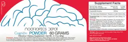 Label for Cognizin Powder