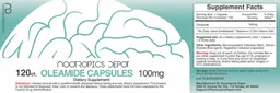 Label for Oleamide Capsules 100 mg