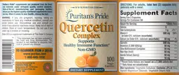 Label for Quercetin Complex