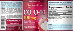 Label for Co Q-10 100 mg