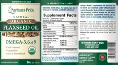 Organic Flaxseed Oil