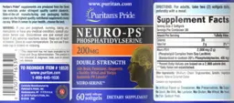 Label for Neuro-PS Phosphatidylserine 200 mg
