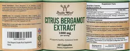 Label for Citrus Bergamot Extract 1000 mg