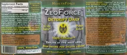 Label for ZeoForce