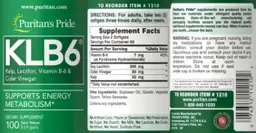 Label for KLB6