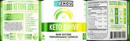 Label for Keto Drive Matcha Lemonade