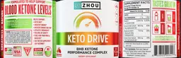 Label for Keto Drive Orange Mango