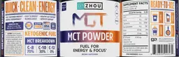 Label for MCT Powder