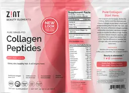 Label for Pure Grass-Fed Collagen Peptides