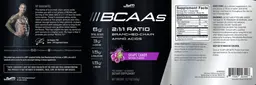 Label for BCAAs Grape Candy