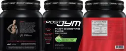 Label for Post JYM Fast-Digesting Carb Green Apple Gummy