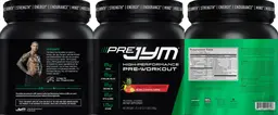 Label for Pre JYM Pineapple Strawberry
