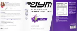 Label for Iso JYM Grape