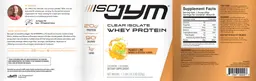 Label for Iso JYM Mango Lime