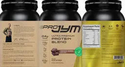 Label for Pro JYM Chocolate Brownie