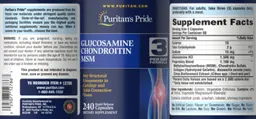 Label for Glucosamine Chondroitin MSM