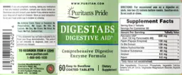 Label for Digestabs