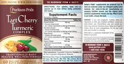 Label for Tart Cherry Turmeric Complex