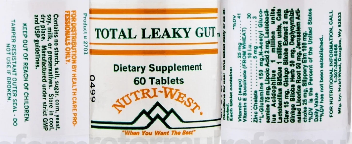 Label for Total Leaky Gut