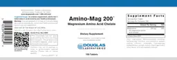 Label for Amino-Mag 200