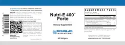 Label for Nutri-E 400 Forte