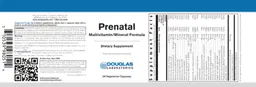 Label for Prenatal Multivitamin/Mineral Formula