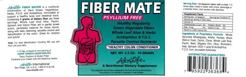 Label for Fiber Mate