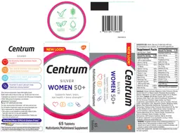 Label for Centrum Silver Women 50+