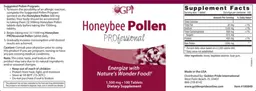 Label for Honeybee Pollen Professional