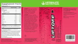 Label for Liftoff Pomegranate-Berry Burst