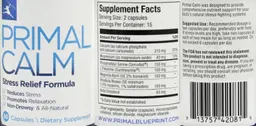 Label for Primal Calm