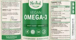 Label for Vegan Omega-3