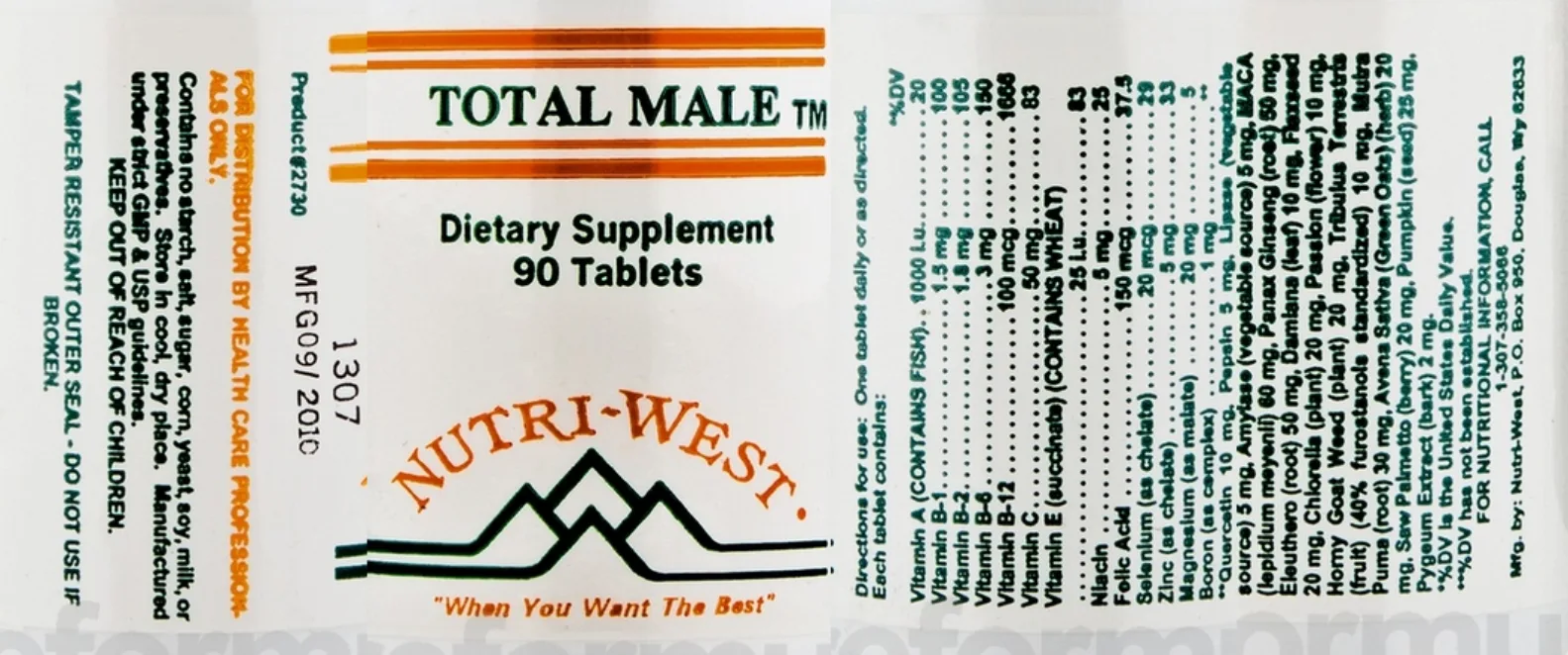Label for Total Male