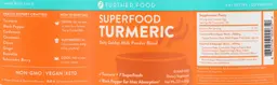 Label for Superfood Turmeric