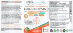 Label for Curcu No Pain Rx 5 in 1 Healing & Pain Advanced Complex