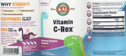 Label for Vitamin C-Rex Orange