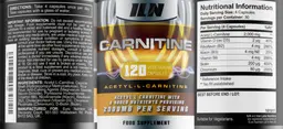 Label for Carnitine 2000 mg