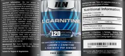 Label for L Carnitine 1,000 mg