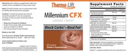 Label for Millennium CFX